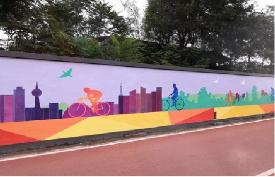 阜宁县墙体彩绘-围墙