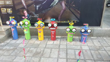 阜宁县商业区彩绘