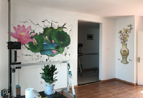 阜宁县墙体彩绘相比墙纸的优势。