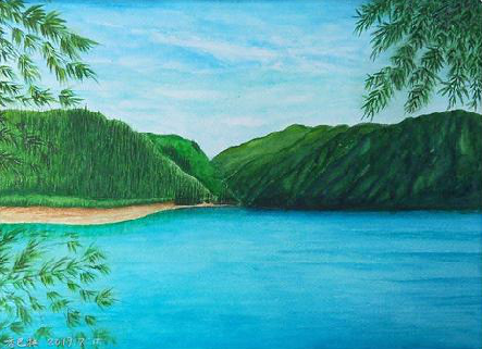 阜宁县在墙绘中，如何绘画绿水青山？