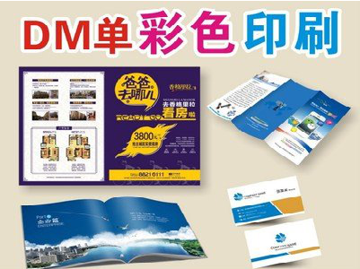 阜宁县单页印刷，色彩搭配简单。