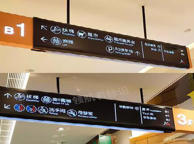 阜宁县如何通过商场标识牌引导客流分布？